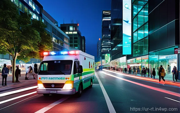 스마트시티 디자인과 기술의 융합 - **Sustainable Living: Smart Waste and Green Energy Integration:**
    "A pristine, modern urban park...